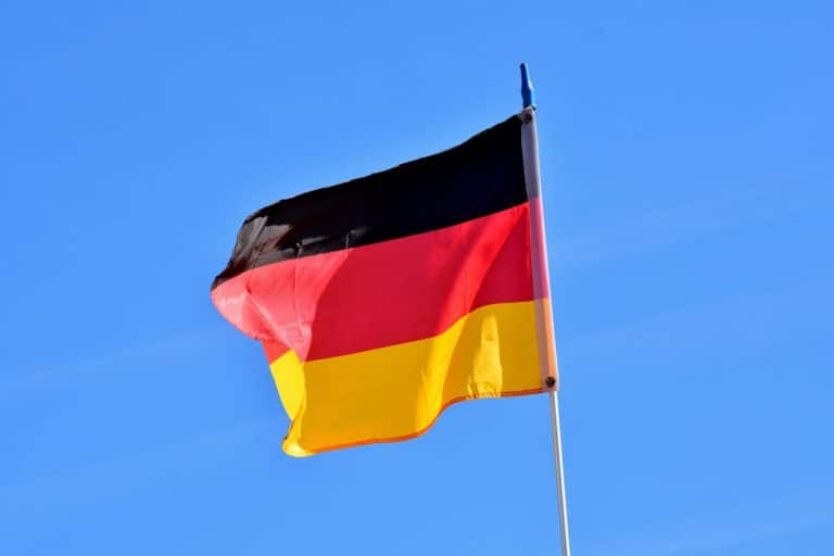 The flag of Germany, a country that clearly provides some facts about German