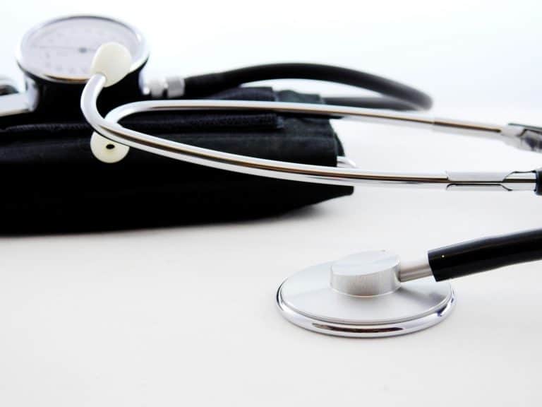 A blood pressure cuff and stethoscope - facts about doctors