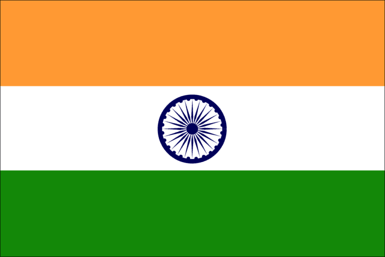 Facts about India include the iconic Indian flag