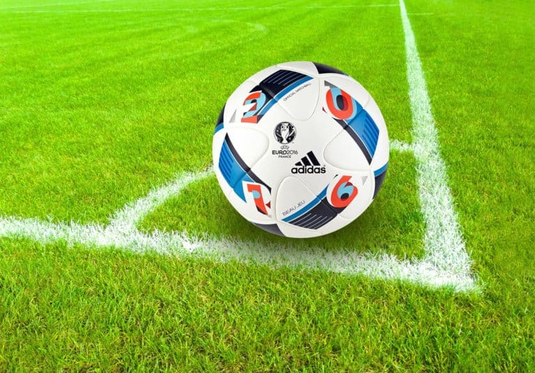 The official soccer ball used in the Euros in 2016