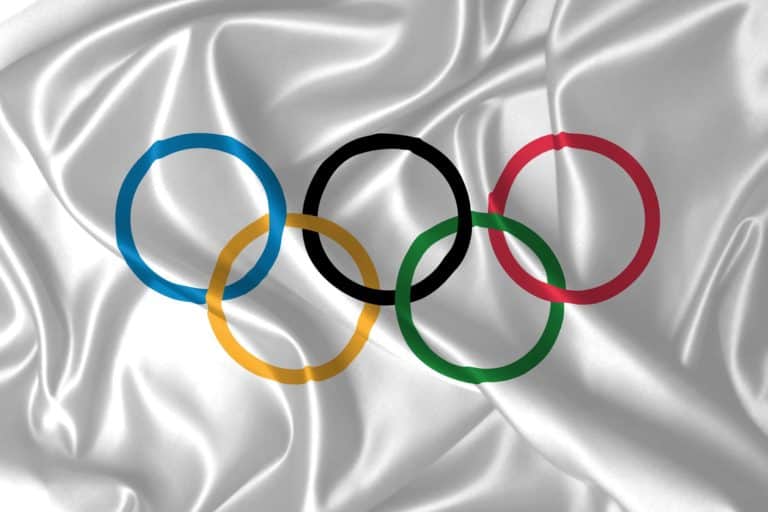 The Olympic flag, a key part of Summer Olympics history