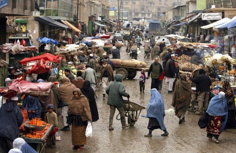 Any overview of Afghanistan must mention the people as seen at this market