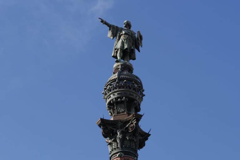 Who is Christopher Columbus? This monument in Barcelona tells part of the story