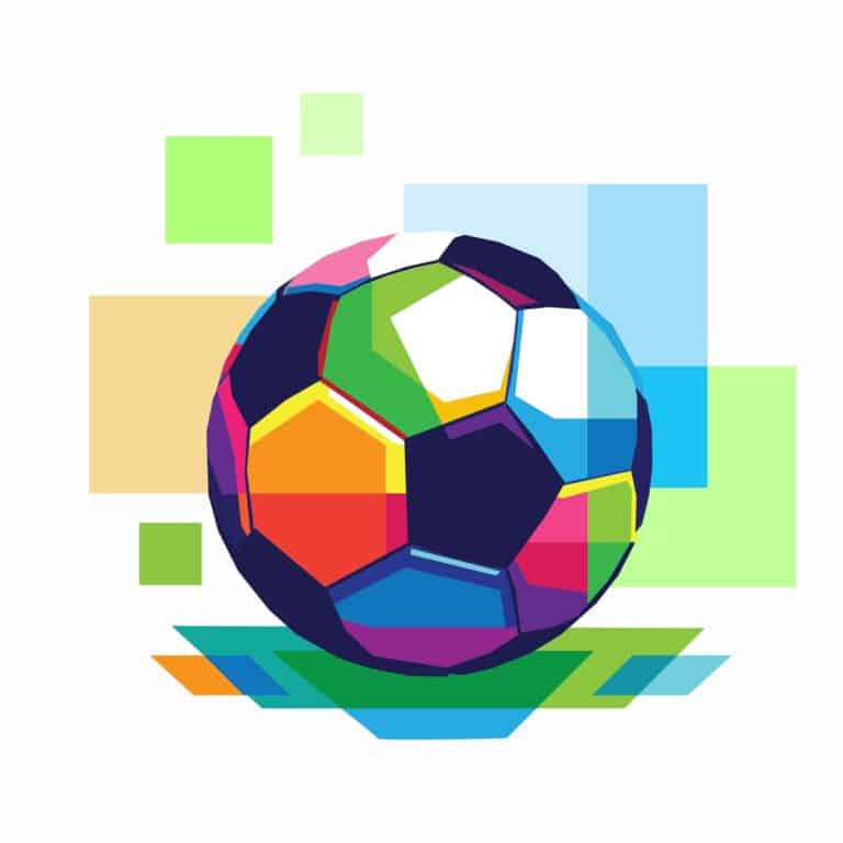 This colorful soccer ball brings World Cup qualification to mind