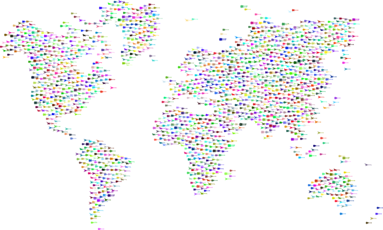 As this world map with guitars reminds us, NATO members make some pretty good music