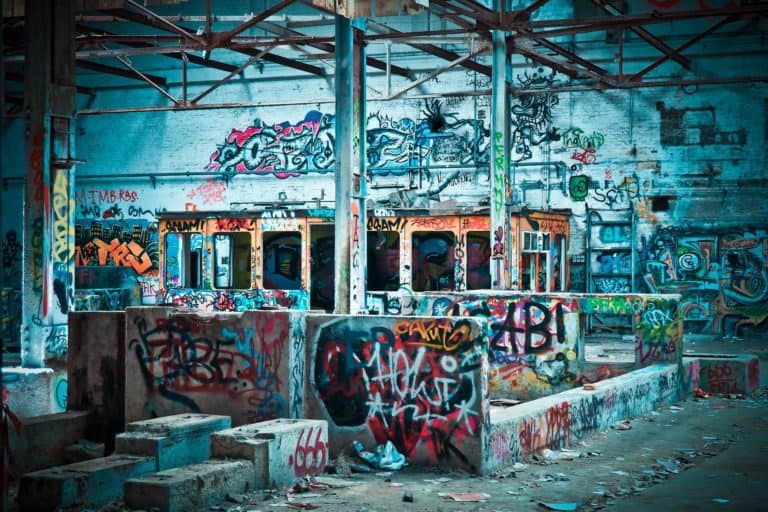 A definition of heritage might include abandoned, graffiti-laden places like this
