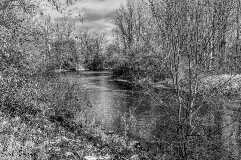 The Thames River in London, Ontario