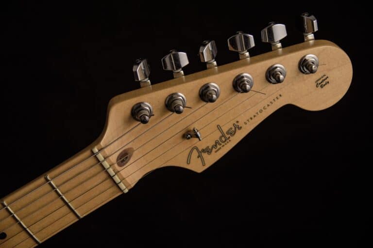 A Fender Stratocaster, the guitar that made Jeff Beck famous