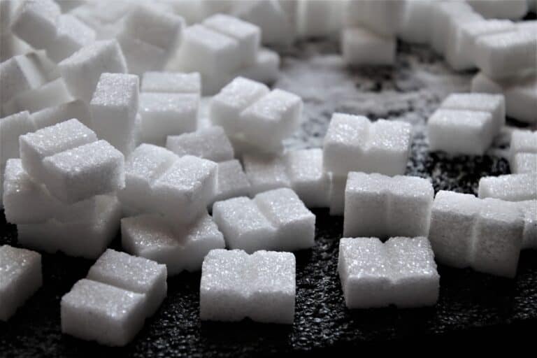 What is erythritol? A substitute for the sugar cubes shown here