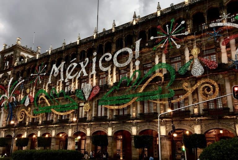 La Ciudad de México, as seen on Mexican Independence Day
