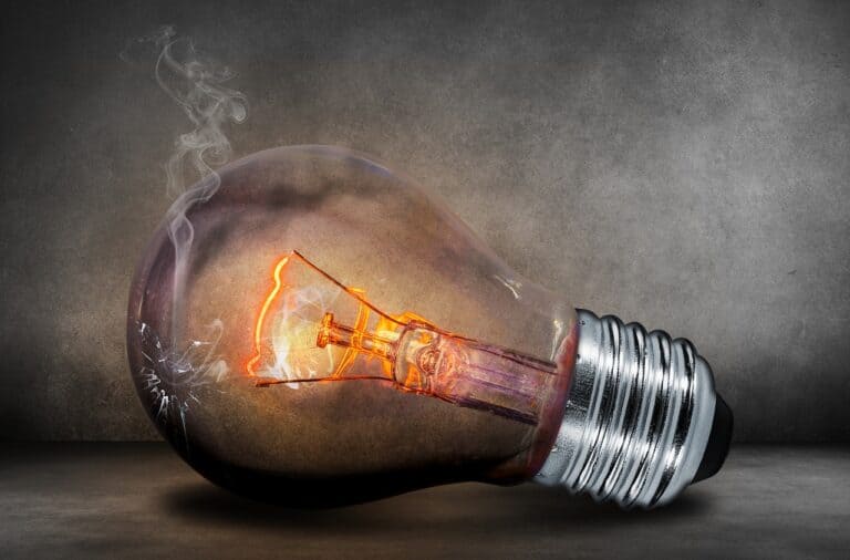 Energy concepts must touch upon the burned out incandescent light bulb shown here
