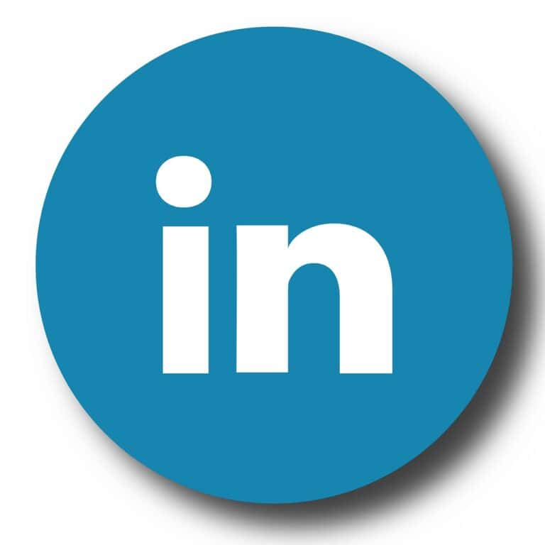 The LinkedIn symbol seen on LinkedIn posts