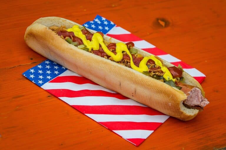 Eating this hot dog is an Olympic sport I could play