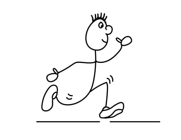 This male stick figure is the chickenpox of fathers