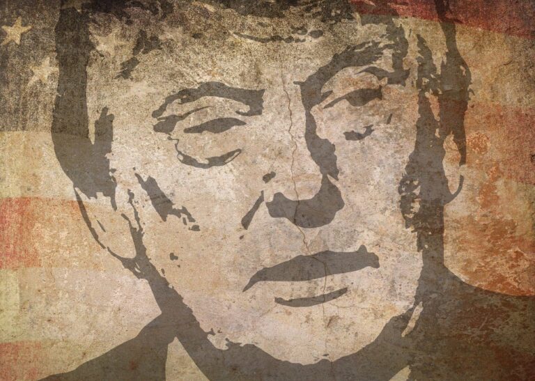 A portrait of Donald Trump, the architect of Trumpism