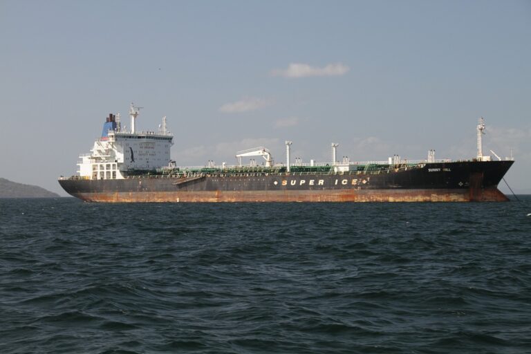 A cargo ship on the Panama Canal, one of the fun facts about Panama