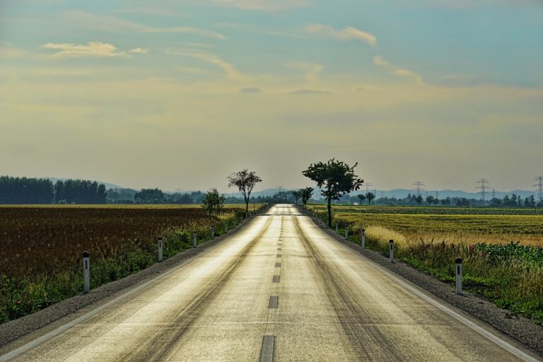 The open road in the Midwest, perfect for a great road trip