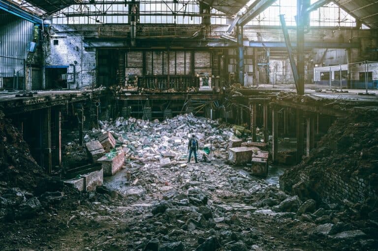 An abandoned factory, something that Syracuse knows all too well