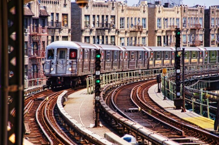 The subway, as seen in the New York City metropolitan statistical area