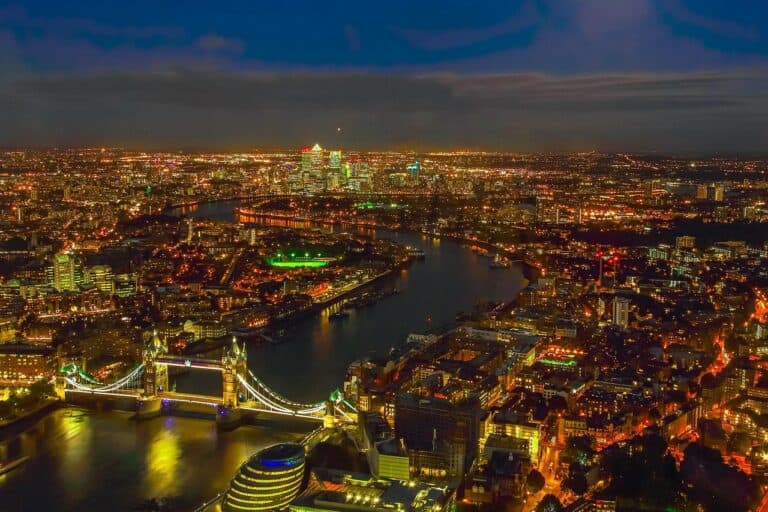London, a prime example of a primate city