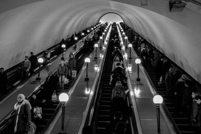 Many places of tourism are overcrowded like this subway station