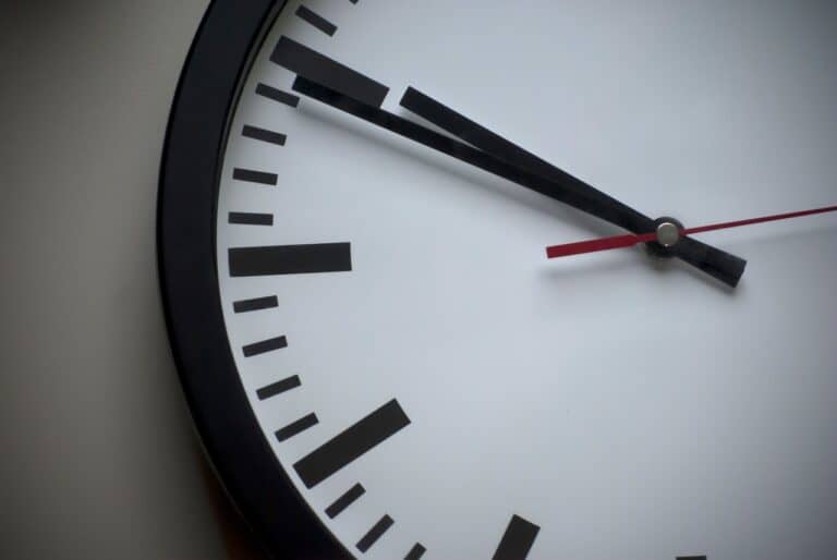 A wall clock measuring 48 hours (or so) in Rochester, NY