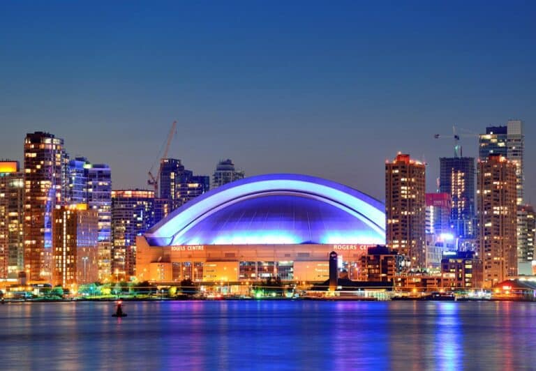 Rogers Centre in Toronto, where I went the day I pretended I was Canadian