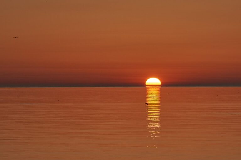 Sunset over Lake Ontario, as might be seen on your dream cruise