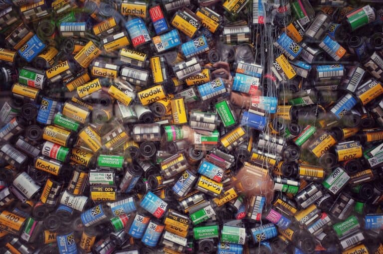A bunch of film from Kodak, one of the famous companies from Rochester (NY)