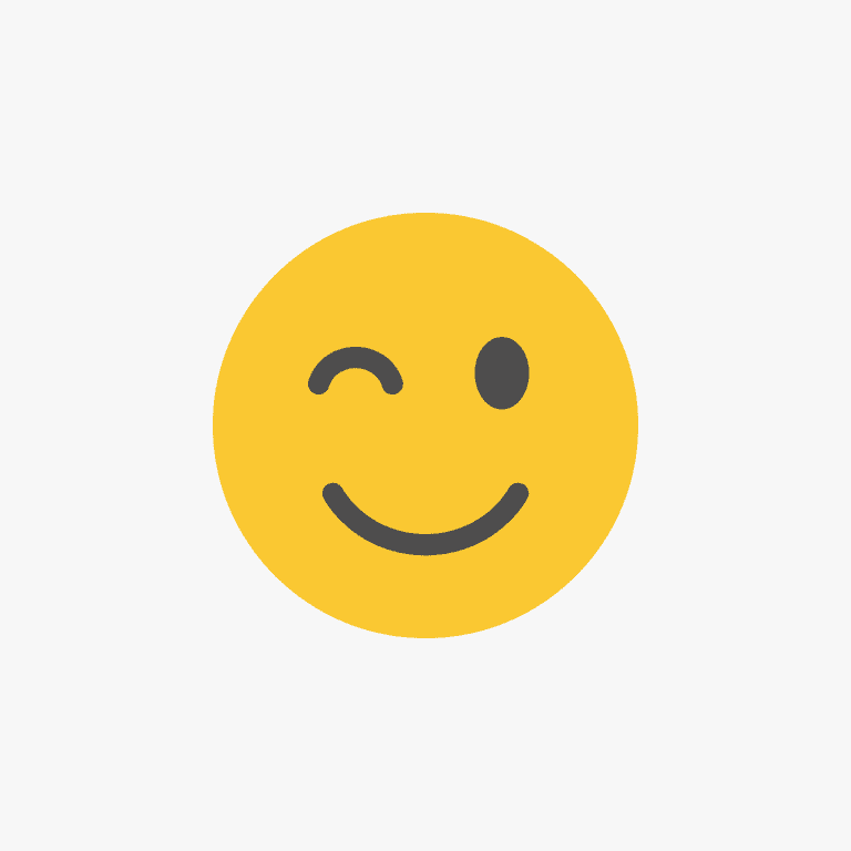 An emoji winking about myths about the Sun Belt