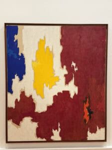 A painting by Clyfford Still