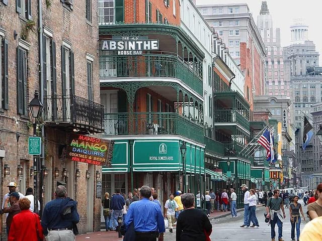 New Orleans, shown here, has me dazed and confused