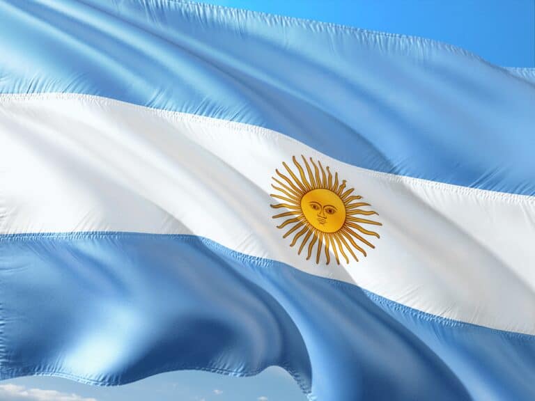 The flag of Argentina will be shown when Spain plays "Italy" in the World Cup