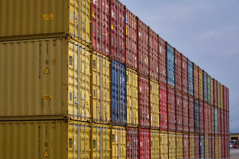 Containers, a key discussion point when it comes to free trade agreements